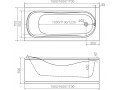 Акриловая ванна Lasko Classic 170х70 Чехов